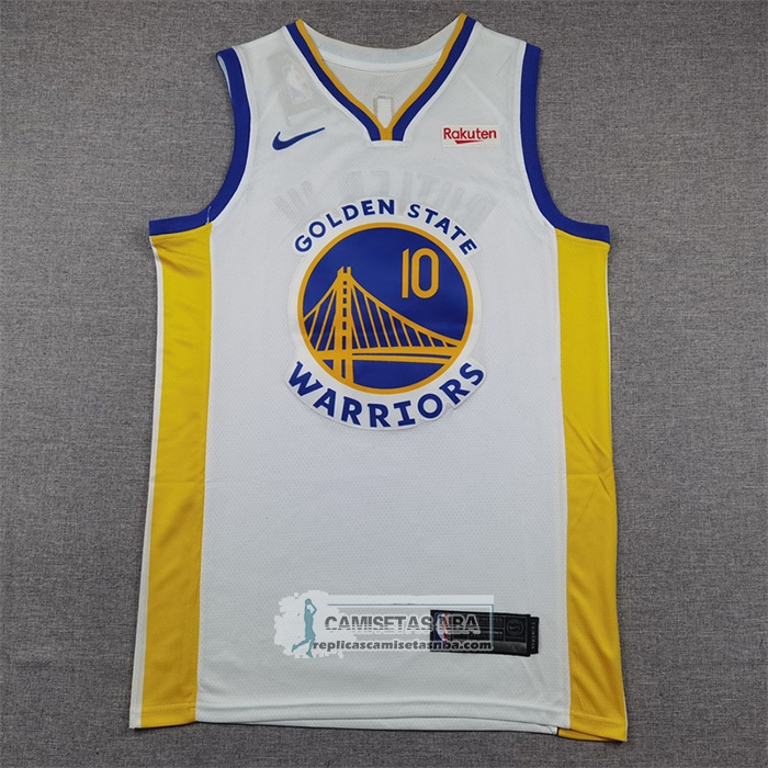 Camiseta Golden State Warriors Jimmy Butler III NO 10 Association 2024-25 Blanco